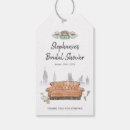 Search for wedding party supplies Monica's apartment