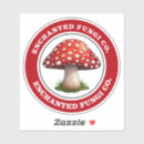Search for red and white mushroom stickers Amanita