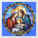 Search for stained glass window decals Nativity