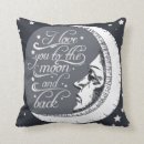 Search for love you to the moon and back cushions Inspirational