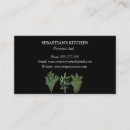 Search for herbs business cards Watercolor