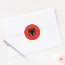 Search for albanian stickers Red