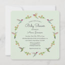 Search for hummingbird baby shower invitations Cute