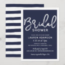 Search for stripe bridal shower invitations Beach