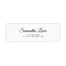 Search for white background return address labels Script