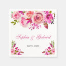 Search for fuchsia napkins Pink roses