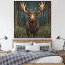 Search for christmas deer canvas prints Forest
