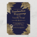 Search for ceremony graduation invitations Navy blue