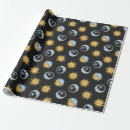 Search for sun and moon wrapping paper Wiccan