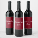 Search for plain red labels Solid colour
