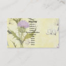 Search for thistles business cards Flower