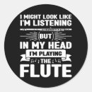 Search for flute player stickers Flautist