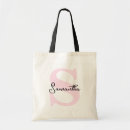 Search for initial tote bags Bridal party