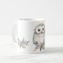 Search for watercolor owl mugs Funny