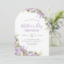 Search for floral mothers day brunch invitations Purple