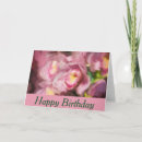 Search for orchid birthday cards Floral