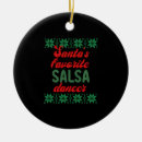 Search for salsa christmas tree decorations Santa