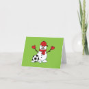 Search for soccer balls christmas cards Winter