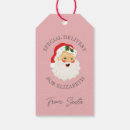 Search for vintage santa gift tags North pole