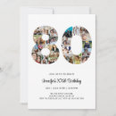 Search for number eighty invitations Photo collage