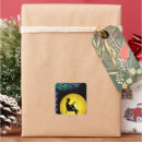 Search for man in the moon stickers Night