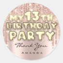 Search for 14th birthday party stickers For her