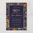 Search for pattern birthday invitations Gold