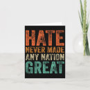 Search for anti hate cards Take america back