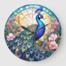 Search for pastel colours clocks Stained glass