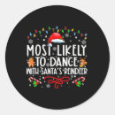 Search for dancing reindeer stickers Season