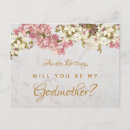 Search for will you be my godmother cards Elegant