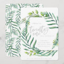 Search for fern leaf invitations Watercolor leaves