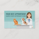 Search for veterinarian appointment cards Veterinary