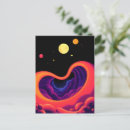 Search for colorful hearts postcards Abstract