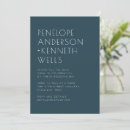 Search for dark teal wedding invitations Trendy