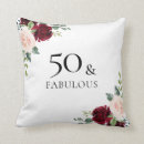 Search for 50th birthday cushions Fiftieth
