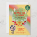 Search for hot air balloon birthday invitations Whimsical