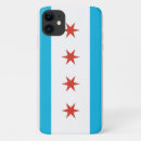 Search for chicago flag iphone cases Red