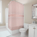 Search for faux rose gold shower curtains Girly