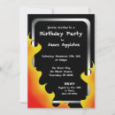 Search for motorcycle birthday invitations Flames