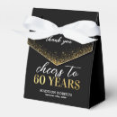 Search for 60th birthday favour boxes Thank you