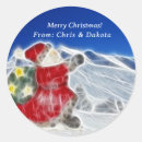Search for dashing stickers Santa