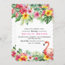 Search for tropical flamingo invitations Floral