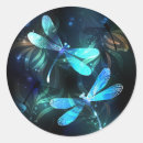 Search for butterflies fly stickers Blue