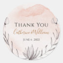 Search for modern foliage wedding stickers Chic