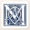 Search for decorated letter coasters Monogram m