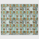 Search for woodland animals wrapping paper Nature