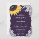 Search for burlap and purple wedding invitations Rustic