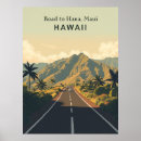 Search for vintage hawaii posters Road to hana