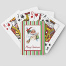 Search for santa playing cards Vintage